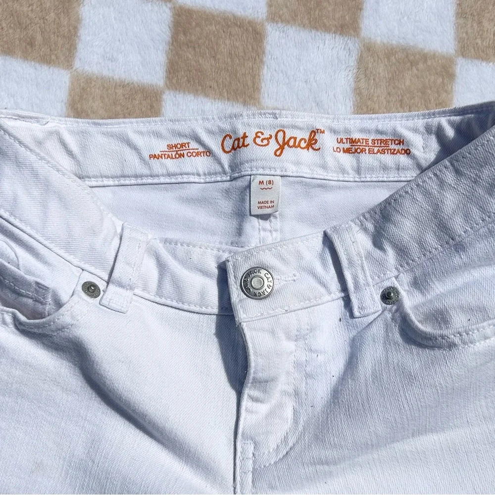 3 pairs, bundle of girls Levi's and cat & jack Denim Shorts - Picture 4 of 11